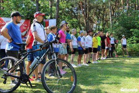 Прошли соревнования по велобиатлону и кросс-биатлону среди жителей Солигорского района