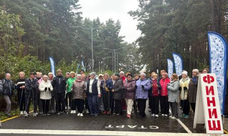 Марафон по скандинавской ходьбе прошел в Солигорске