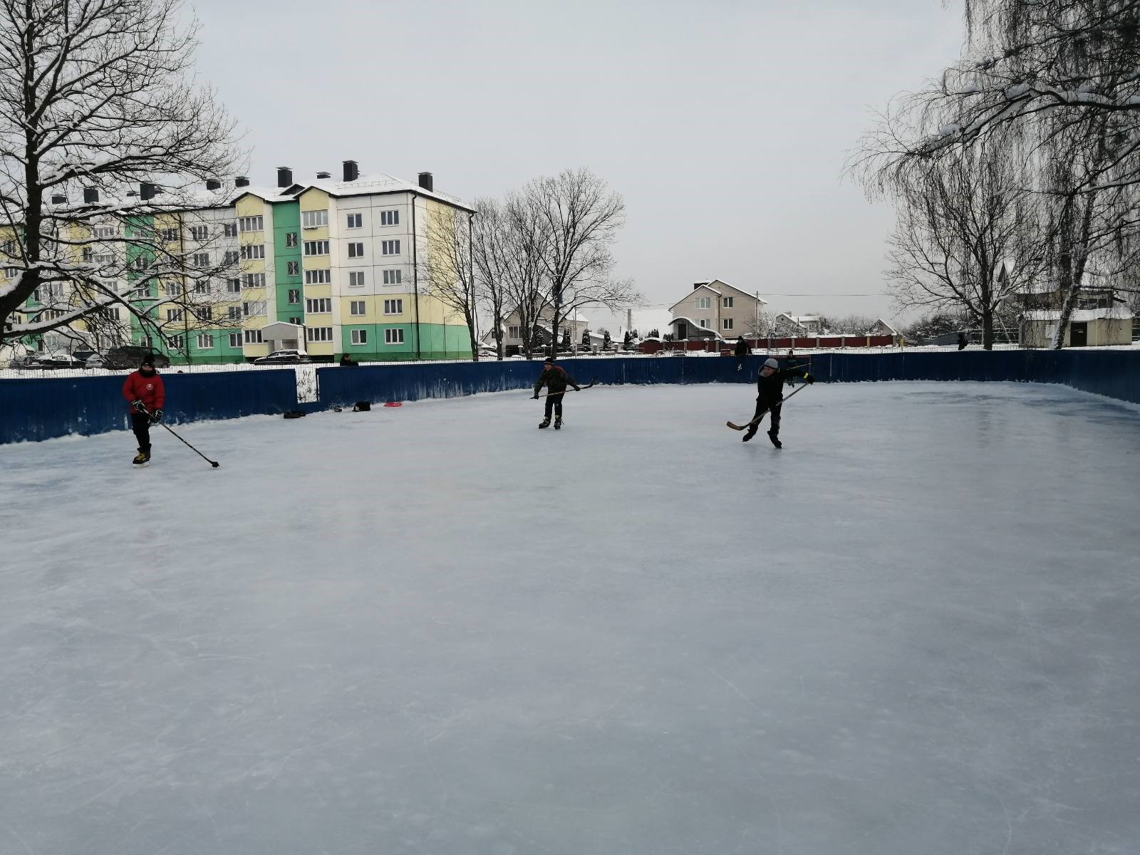 Хоккейная коробка ФСК Старобин