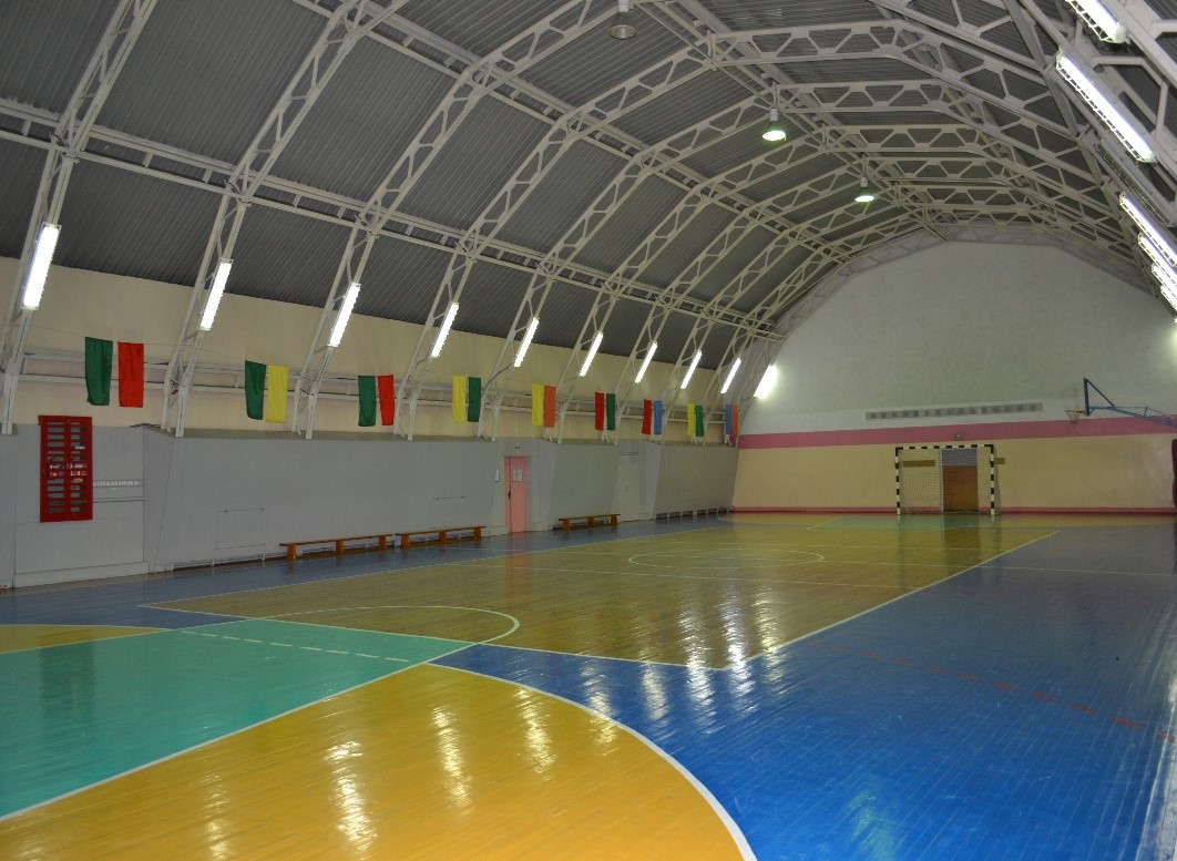 Большой спортивный зал ФСК Старобин