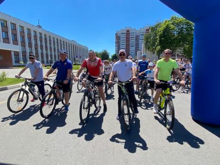 Прошел районный велопробег,  посвященного Дню Независимости Республики Беларусь