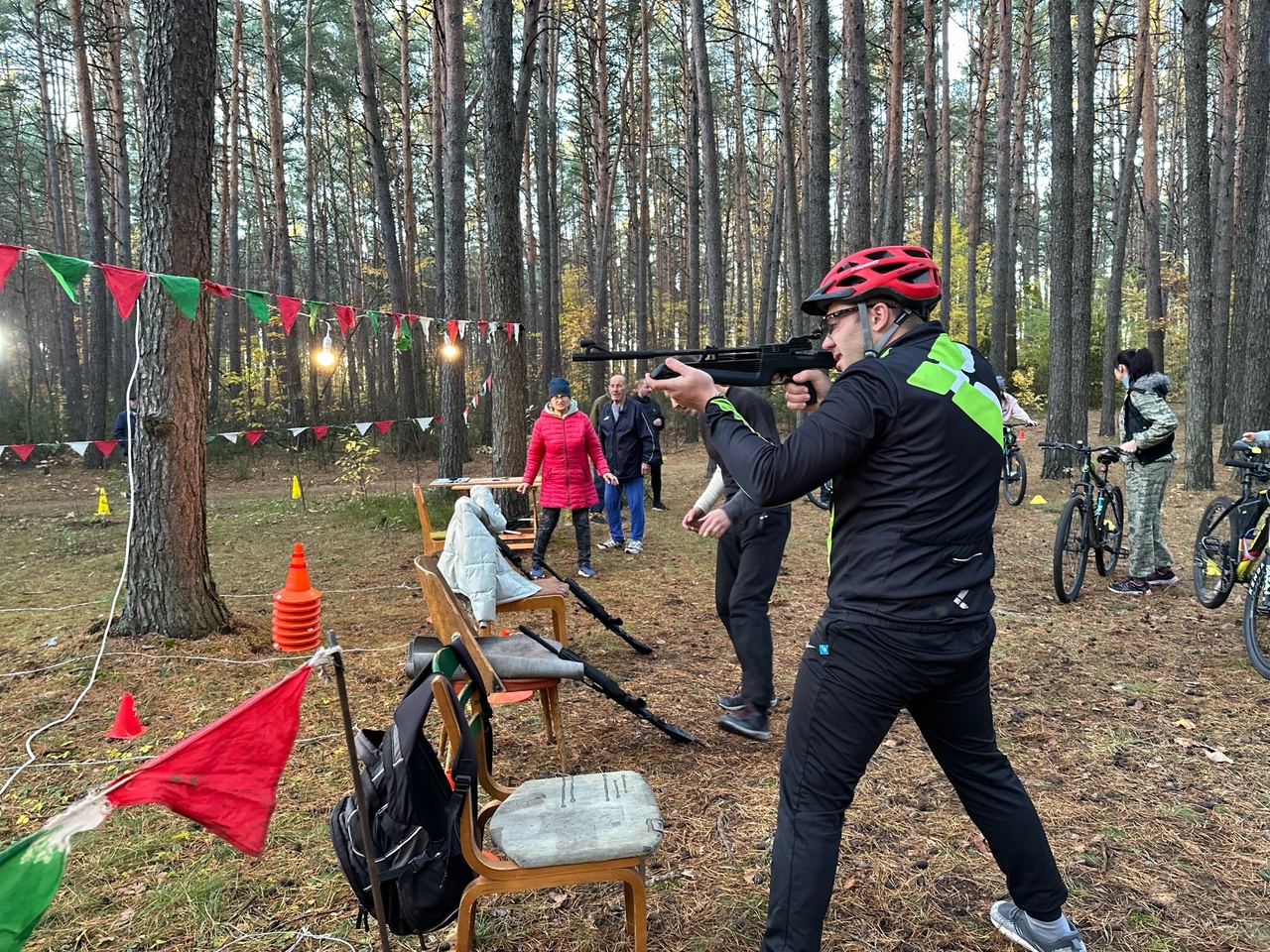 Прошли соревнования по биатлону, посвященные Дню памяти.